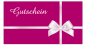 Preview: Gutschein-Briefumschläge magenta mit weißer Schlaufe