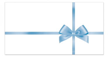 Briefumschläge weiß mit blauer Schlaufe