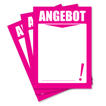 Motivpapier Angebot Magenta