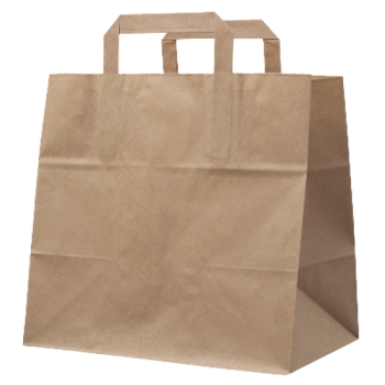 250 Papiertragetasche mit Flachhenkel 26x10x36