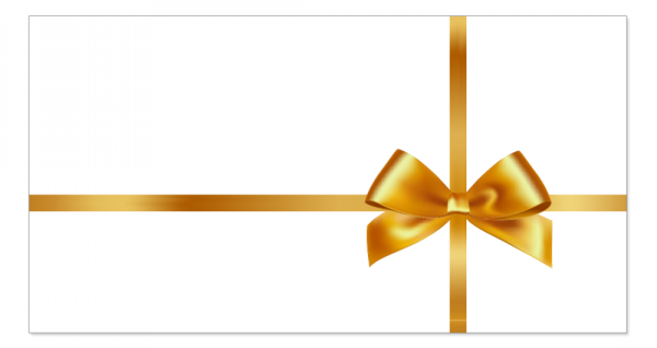 Briefumschläge weiß mit goldener Schlaufe