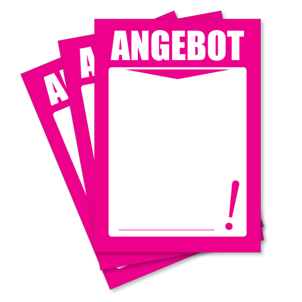 Motivpapier Angebot Magenta