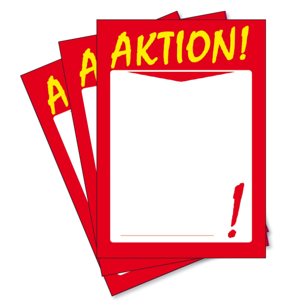 Motivpapier Angebot Rot-Gelb